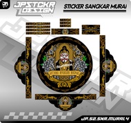 Stiker Sangkar Burung Murai Sticker Dekal Ebod Radja BnR Setiker Decal Kandang MURAI BATU JP.S2-3