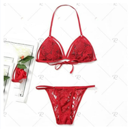 bra Sexy lingerie bra gstring set bikini Renda transparan B053