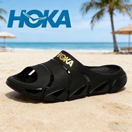 Hoka Men's Summer Thick Soled Jelly Slippers for Outdoor Wear, Soft Sole Casual Footwear