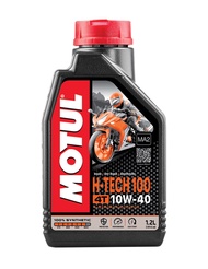 MOTUL 4T H-TECH 100 10W40 FULLY SYNTHETIC MINYAK HITAM ENGINE OIL MOTOR ENGINE LUBRICANT 1.2 LITER 1