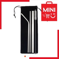 【MINI】3 Set Reusble Metal Straw5PCS Metal Straws Set