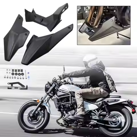 Motorcycle Engine Chassis Shroud For Kawasaki Eliminator 500 2023-2025 Chassis Protective Cover Defl