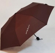 BEAR - 簡約糖果色三折疊晴雨傘（咖啡 53.5*8K）