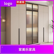 W-8 Solid Wood Wardrobe Home Bedroom Rental Room Simple Assembly Rental Room Wardrobe Children Simple Small Apartment Ca