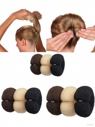 12G/15G/18G/17CM/20CM/22CM, DIY Styrofoam Ring Clasp, Donut Bun Ponytail Stand, Three Colors And Thr