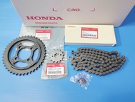 ชุดโซ่สเตอร์แท้HONDA Sonic 125 อะไหล่แท้ศูนย์HONDA(41200-KGH-901/40530-KGH-602/23801-KCT-690)รวม3ชิ้