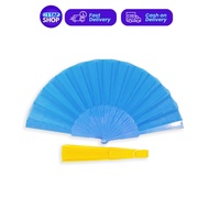 1Tap #7497 Plastic Foldable Plain Folding Handheld Fan Hand Fans Abaniko Pamaypay