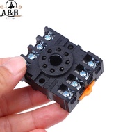 [A&B] 1/5Pcs PF083A Power Relay Base Soet 8 Pins Relay Soet For MK2P AH3 ASY DH48S Rail Mounting {vn