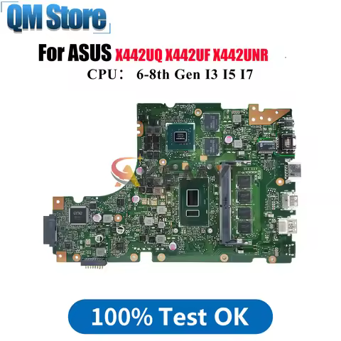 X442UQ Laptop Motherboard For ASUS X442UNR A442U X442UAR X442UQ X442U X442UR R419u X442UF F442U X442