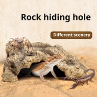 [New Arrival] Reptile Rock Hideout, Turtle Basking Platform, Lizard Gecko Hut, Hideout Cave, Pet Rep