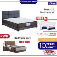 VONO Mesra 1 Orthomax Spring Single Super-Single Mattress with 10-Years Warranty Tilam Queen