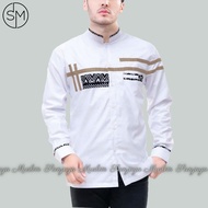 Baju koko pria dewasa / Kemeja koko / Baju koko lengan panjang / Baju koko motif Bima / Koko kombina