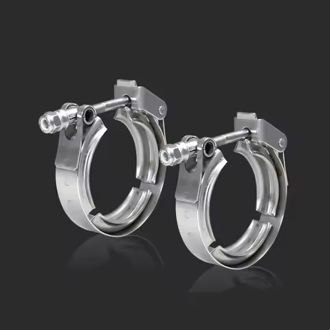 304 Stainless Steel 1.5~6 Inch 51 63 76 mm Quick Release V Band Clamp Turbo Exhaust Pipe Vband Clamp