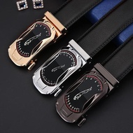 DB222 }} Men's Leather Belt with Rail Buckle Model GK6