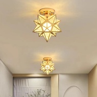 CAHAYA Highline Golden LED Ceiling Lights Minimalist Ceiling Star Light Ceiling Lights Including Light Bulbs