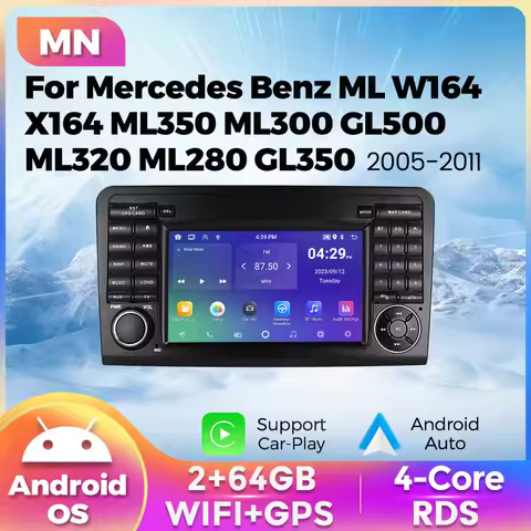 Navifly Android Wireless Carplay Auto For Mercedes Benz ML W164 X164 ML350 ML300 GL500 ML320 ML280 G