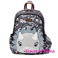 Smiggle ANIMALIA JUNIOR BACKPACK ORIGINAL - Children's School Bag - Gray