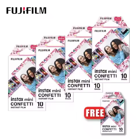 Fujifilm Instax Mini Film Instax Mini 12 Confetti Design Color Film For Fuji Mini 11 8 9 7s 25 26 70