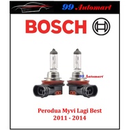 2 PC Bosch Perodua Myvi Lagi Best Headlamp HeadLight H11 Light Bulb 2011 2012 2013 2014