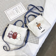 Cute Crossbody Bag We Bare Bears Tote Bag Student Bag Shopping Bag Shoulder Bag Birthday Gift Canvas Bag