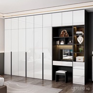 Minimalist Luxury Highlight UV Modern Minimalist Bedroom Wooden Assembled Wardrobe with Two/Four/Six