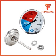 Đồng hồ đo nhiệt độ 0-300 độ C vỏ inox thích hợp cho lò nướng BBQ - INTL
