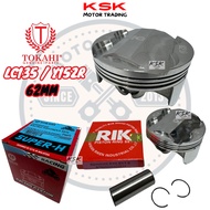 TOKAHI SUPERHEAD RACING PISTON KIT SET 62MM 63MM 65MM LC135 Y15ZR Y15 (+RING+PIN+CLIP)