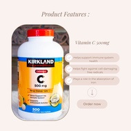 ♕Kirkland Chewable Vitamin C 500 mg 500 Tablets♙。 kirkland vitamin c 。