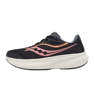Saucony Saucony Jogging Shoes Cohesion 18 Women's Shoes Black Pink Entry Style Cushioning Sneakers S