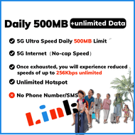 Singapore/Malaysia Data Sim Card 【Daily 500MB-3GB】 MAX 90GB High Speed Data for 3~30 Days 4G/5G Sim 