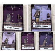 ❤️Baju Melayu Elrah Ultimate 2024❤️ Dusty Purple Lilac Amethyst Purple Fragrant Lilac Dark Purple In