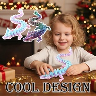3D Printed Chinese Dragon 22CM Movable Joint Dragons Rotatable Articulated Creative Toys Ornament