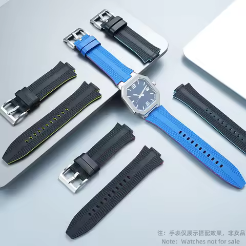 Watch Replacement Accessories for Casio MTP-B195 Simple Fashion Modified Silicone Watch with Bracele