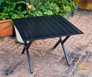 CODFolding Steel Table Imitation Wood Folding Table For Picnic Camping▭2025 NEW