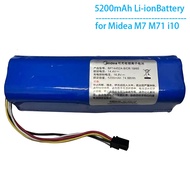 Original M7 Battery 5200mAh Lithium Battery for Midea M71 M7 Pro i10 M7 Max Battery Replacement Acce