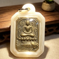 Amulet Somdej Khee Pla Luang Phor Chern BE:2534 崇迪（骑鱼）龙婆承 佛历2534佛牌