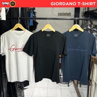 (100% Original) Giordano T-shirt - White, White Stripe