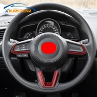 Auto Accessories for Mazda 3 6 CX3 CX-3 CX-5 CX5 CX8 CX 9 Axela ATENZA 2017 - 2019 Car Steering Wheel Trim Sequins Cover