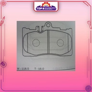 LEXUS LS430 FRONT BRAKE PAD 4POT BREMBO BRAND