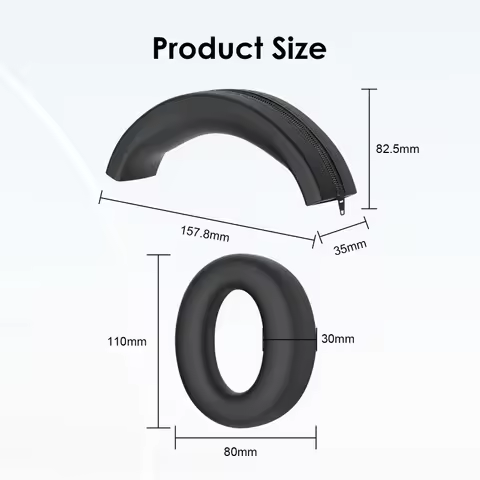 A37T-Replacement Ear Pads For Anker Soundcore Life Q20i Earmuffs Noise-Isolating Earmuffs Comfort Ea