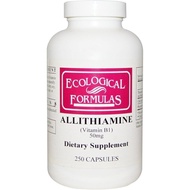 Ecological Formulas Allithiamine Vitamin B1, 50 mg, 250 Capsules