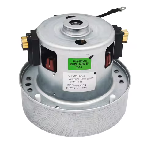 220V-240V 50HZ 1000W Industrial Vacuum Cleaner Motor Fan Diameter 107mm Large Power Copper Wire By P