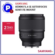 (Local 2 Years Warranty) SAMYANG 85MM F1.4 II AUTO FOCUS/SONY FE-MOUNT