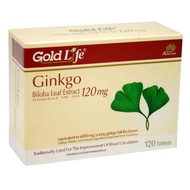 (+FREE GIFT) GOLD LIFE (GOLDLIFE) GINKGO BILOBA 120MG TAB 120'S (EXP 04/2026)