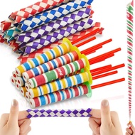50 Keping Perangkap Jari Cina untuk Kanak-Kanak dan Set Yoyo - 25 Perangkap Jari Buluh Klasik 5'' da