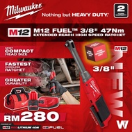 MILWAUKEE M12 FHIR38LR 3/8" Extended Reach Ratchet / Ratchet Jangkauan Panjang