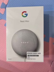 （現貨未拆封） Google Nest Mini 第二代  全新 保證原廠 快速出貨 智慧家電