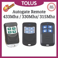 Autogate Remote Control 315MHz / 330MHz / 433MHz / Door Remote Key Clone Copy Wireless Transmitter