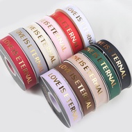 (ROLL)Love Is Eternal Satin Ribbon