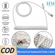Mechanical Keyboard Custom Coiled Cable Wire GH60 Aviator USB Type C Charger Keyboard Cable